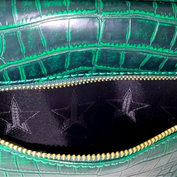 JEFFREE STAR FAUX GREEN CROCODILE BACKPACK - Picture 6 of 9